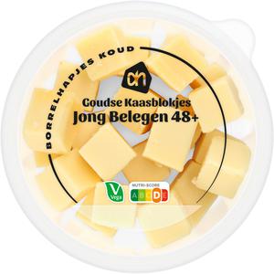 AH Goudse kaasblokjes jong belegen 48+