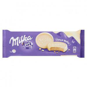 Milka Choco wafer koek met witte chocolade