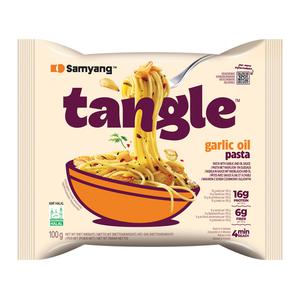 Samyang Tangle pasta met knoflookolie