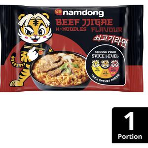 Namdong Beef jjigae k-noodles