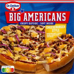 Dr. Oetker Big Americans pizza cheeseburger style