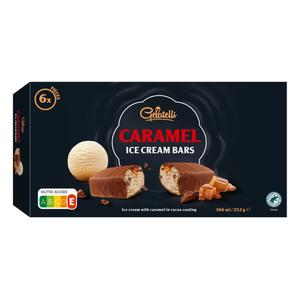 Gelatelli Caramel ice cream bars