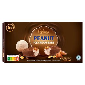 Gelatelli Peanut ice cream bars