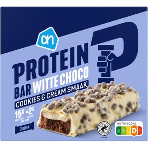 AH Proteïne repen witte choco cookies&cream