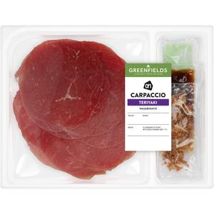 AH Greenfields Carpaccio teriyaki wasabimayo