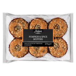 Deluxe Herfstmuffins pumpkin spice