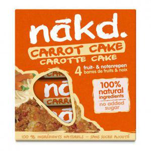 Nakd. Carrot cake fruitreep met noten