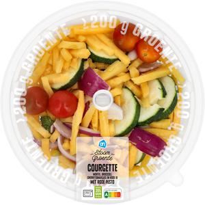 AH Stoomgroente courgette met rode pesto