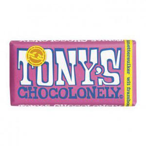 Tony's Chocolonely Wit framboos - knettersuiker