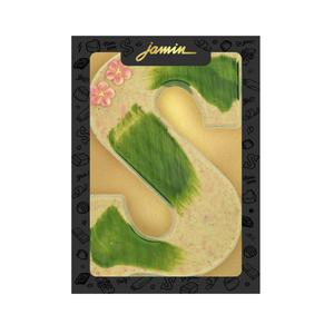 Jamin Chocoladeletter matcha aardbei wit