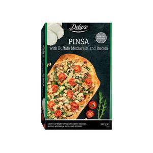 Deluxe Pinsa met buffelmozzarella en rucola