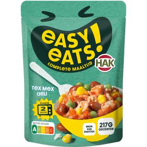 Hak Easy eats tex mex chili