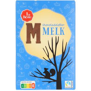 1 de Beste Chocoladeletter m melk