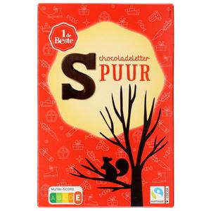 1 de Beste Chocoladeletter puur s
