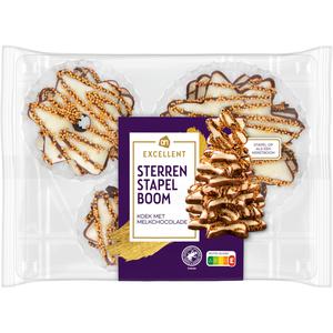 AH Excellent Sterren stapelboom melkchocolade