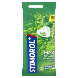 Stimorol Max splash kauwgom spearmint sugar free