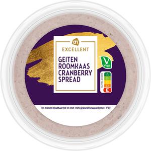 AH Excellent Geitenroomkaas cranberry spread