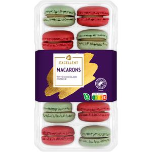 AH Excellent Macarons witte chocolade en pistache