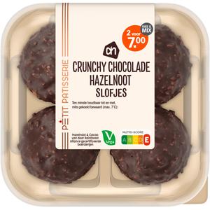 AH Crunchy chocolade hazelnoot slofjes