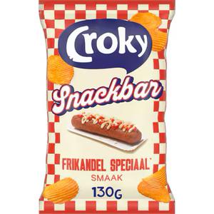 Croky Chips Snackbar Frikandel Speciaal