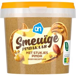 AH Smeuïge pindakaas met stukjes pinda