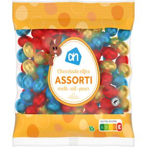 AH Chocolade eitjes assorti melk-wit-puur
