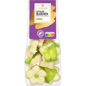 AH Excellent Gevulde bloemen witte chocolade pistache