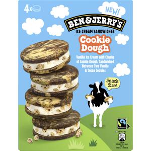 Ben & Jerry's Cookie dough sandwich