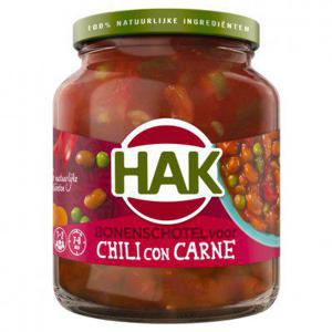 Hak Bonenschotel voor chili con carne