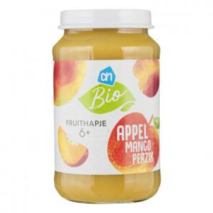 AH Biologisch Fruithapje appel-mango-perzik 6m