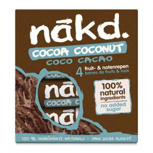 Nakd. Cocoa coconut fruitreep met noten