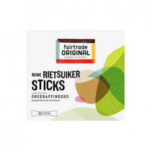 Fairtrade Original Ruwe rietsuiker sticks