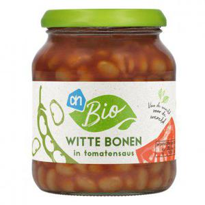 AH Biologisch Witte bonen in tomatensaus