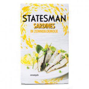 Statesman Sardines in zonnebloemolie