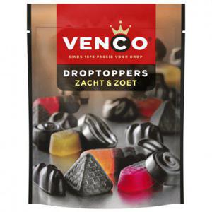 Venco Droptoppers zacht zoet