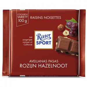 Ritter Sport Raisin & hazelnut tablet