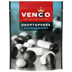 Venco Droptoppers salmiak mint