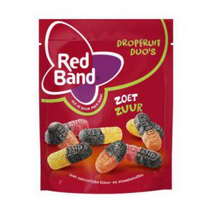 Red Band Magic drop fruit duo's zoet zuur