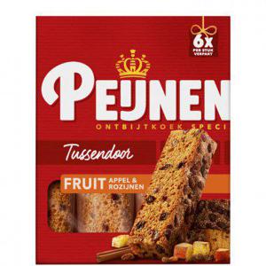 Peijnenburg Ontbijtkoek tussendoor fruit per stuk