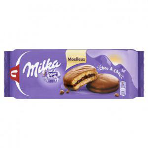 Milka Choc & choc cakejes met chocolade