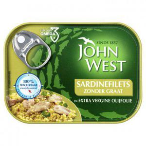 John West Sardinefilets extra vierge olijfolie