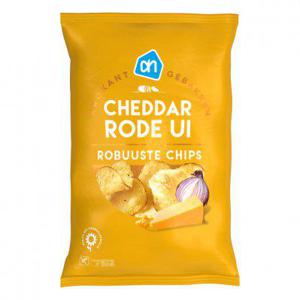 AH Robuuste chips cheddar & rode ui