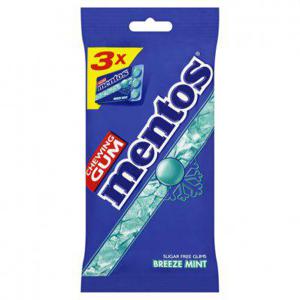 Mentos Gum Breeze mint 3-pack