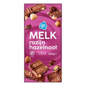 AH Tablet melk-noot-rozijn