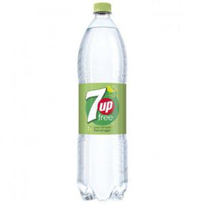 7up Free lemon lime fles