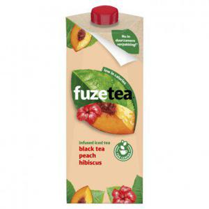 Fuze Tea Black tea peach hibiscus