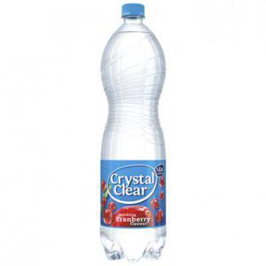 Crystal Clear Sparkling cranberry fles