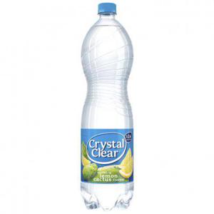 Crystal Clear Sparkling lemon cactus fles