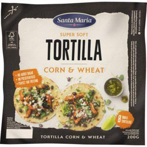 Santa Maria Tortilla wraps corn & wheat small