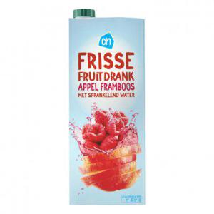 AH Frisse fruitdrank appel-framboos